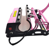 Tumbler Mug Cup Heat Press Machine for Sublimation 15-30oz,Mug Cup Printing Machine，Cups Not Included (Pink) amusediy