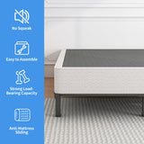 ROIL 10 Inch California King Box Spring, Heavy Duty Metal Box Spring Mattress Foundation with Fabric Cover, 3500lbs Max Weight Capacity, Easy Assembly, Noise Free, Non-Slip ROIL