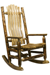 Montana Woodworks Glacier Country Collection Log Rocker Montana Woodworks