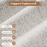 110" Modular Sectional Sofa for Living Room,4 Seater Cloud Couch with 4 Pillows - Boneless Curved Sofa Couch, No Assembly Required,1 Beige Luxanimarion