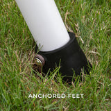 Backyard Discovery Big Brutus Galvanized Steel Swing Set Kit with Classic A-Frame, Two Belt Swings, One Trapeze Bar, Easy Assembly, Heavy-Duty Powder-Coated Steel, Weather-Resistant, Outdoor Playset Backyard Discovery