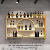 Wine Rack Bar Shelves Wall Mounted with Hanging Wine Glass Rack Mini Bar Liquor Cabinet Bar Bottle Display Shelf Whiskey Shelf Corner Bar Kitchen Storage Shelves for Home Bar Dining Room Cafe Kitchen XYLDGPTL