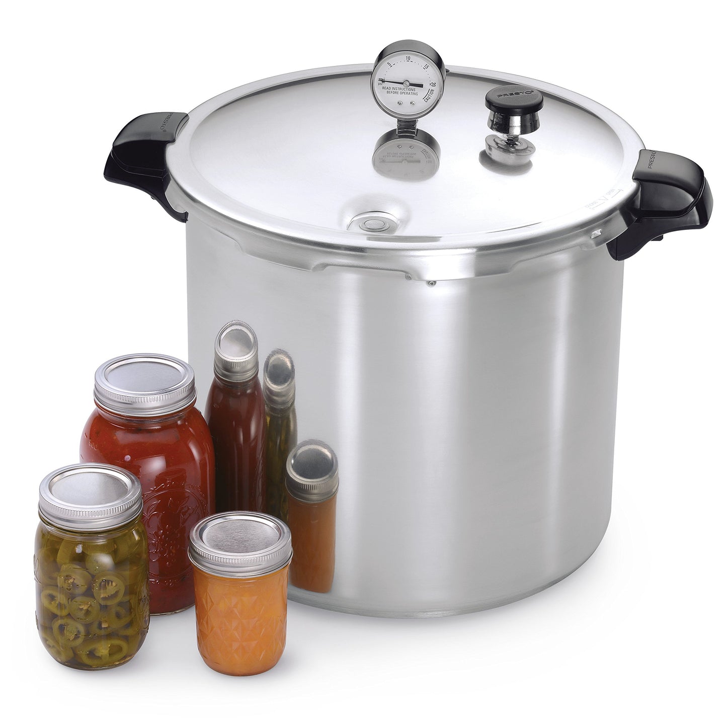 Presto 01781 Pressure Canner and Cooker, 23 qt, Silver