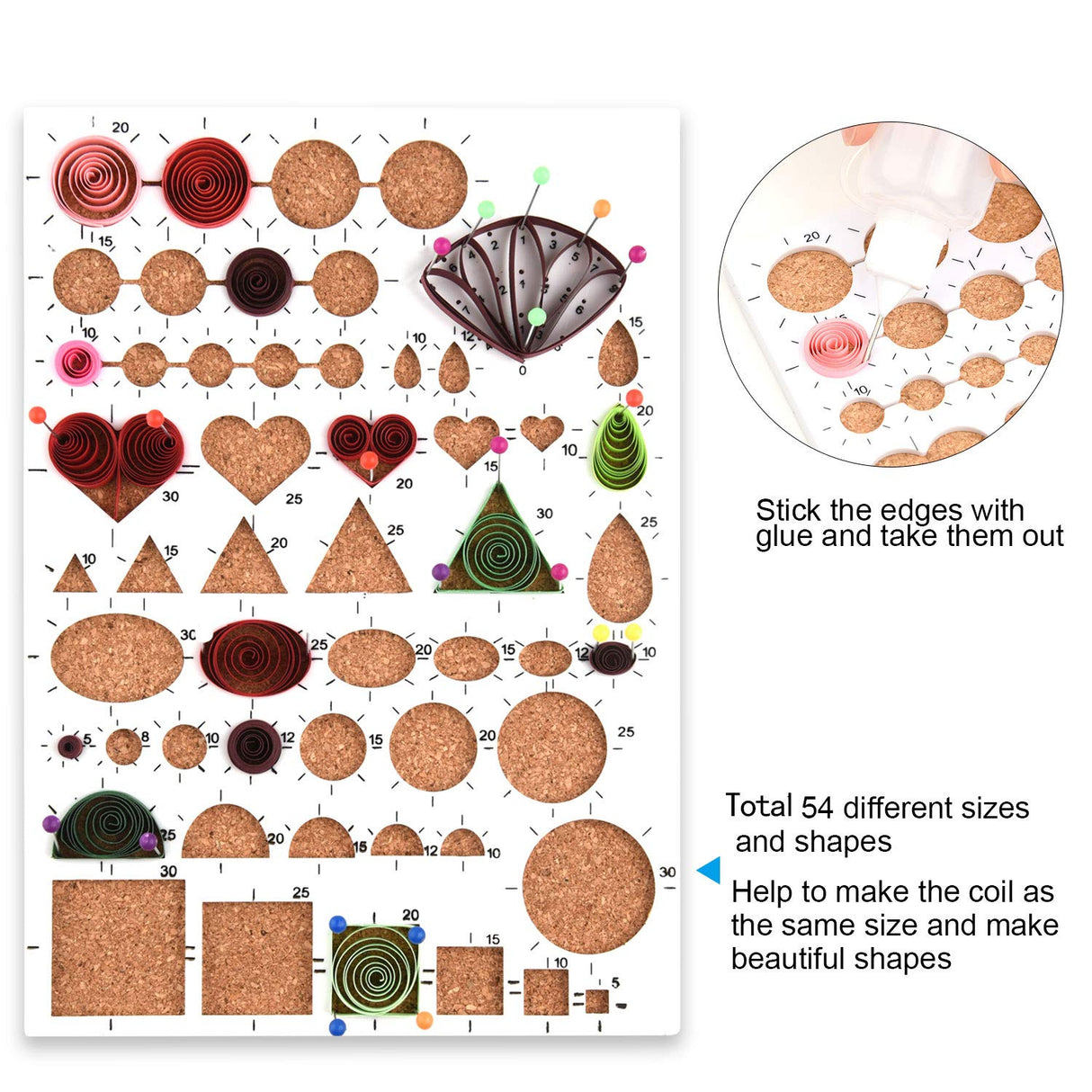 TUPARKA 15 PCS Paper Quilling Kits with 29 Colors 600 Strips Quilling Paper DIY Design Drawing Handcraft Tool TUPARKA