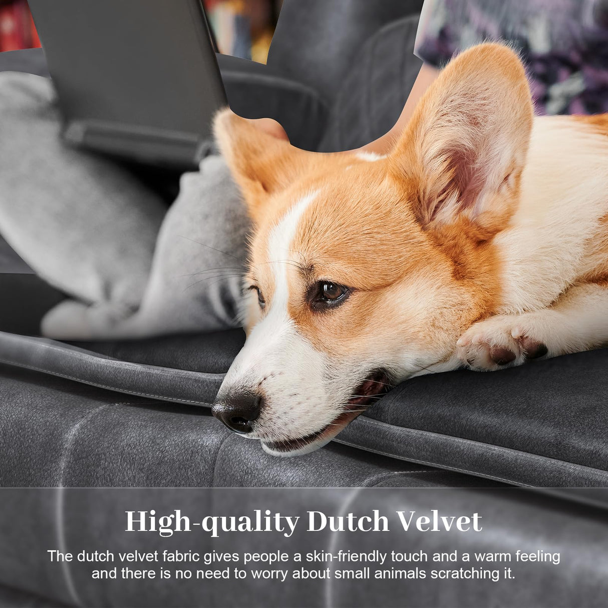 Yolsali Loveseat Recliner Sofa, Manual Reclining Loveseat with Removable Armrest, Dutch Velvet Recliner Loveseat for Adults with 2-Tier Cushions, USB Charging Ports, Cup Holders - Grey Yolsali