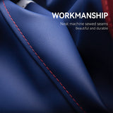 BEARCOVER Pool Table Cover, Waterproof Indoor/Outdoor Heavy Leatherette Pool Table Accessories, Billiards Accessories for Protecting Felt, 7/8/9 Feet Fitted Billiard Covers Red & Blue(7FT/OG) BEARCOVER