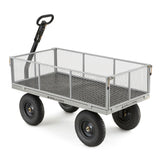 Gorilla Carts Steel Utility Cart, Tow Behind Yard and Garden Wagon, 1,000 Lb Gorilla Carts