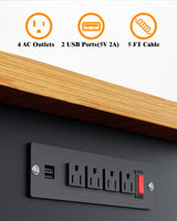 VORTEXTOVE 60" Adjustable Height Workbench 10 Level, 2000lbs Capacity Rubber Wood Top Work Station, Heavy-Duty Work Benches with Power Outlets, for Garage, Shop, Home, Office VORTEXTOVE