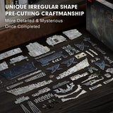 CubicFun 3D Puzzles for Adults - LED Flying Dutchman 3D Puzzle, 360-pieces - Desk Decor for Home Office - Christmas Aduls Teacher Gifts Stocking Stuffers CubicFun