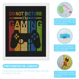 Retro Game Player Funny DIY 5D Diamond Painting Drawing Pictures by Number Kits, Cross Stitch Crystal Rhinestone Embroidery Paintings Pictures Arts Craft for Home Wall Decor B&MAVIS