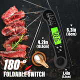 AWLKIM Digital Meat Thermometer - Fast Instant Read Food Thermometer, Waterproof Kitchen Thermometer with Backlight & Hold Function for Cooking, Candy Making, Outside Grill AWLKIM