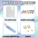 Ausanrl Moon Paint by Numbers Kits for Adults-Moon Paint by Numbers Adult,DIY Oil Painting Art Acrylic Adult Paint by Number Kits on Canvas Perfect for Gifts Home Wall Decor 16x20inch Ausanrl