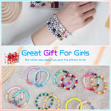 SJZWSD 6-Box Friendship Bracelet Making Kit - 16,000pcs Clay, Seed & Glass Beads Collection, Letter Beads, Charms SJZWSD