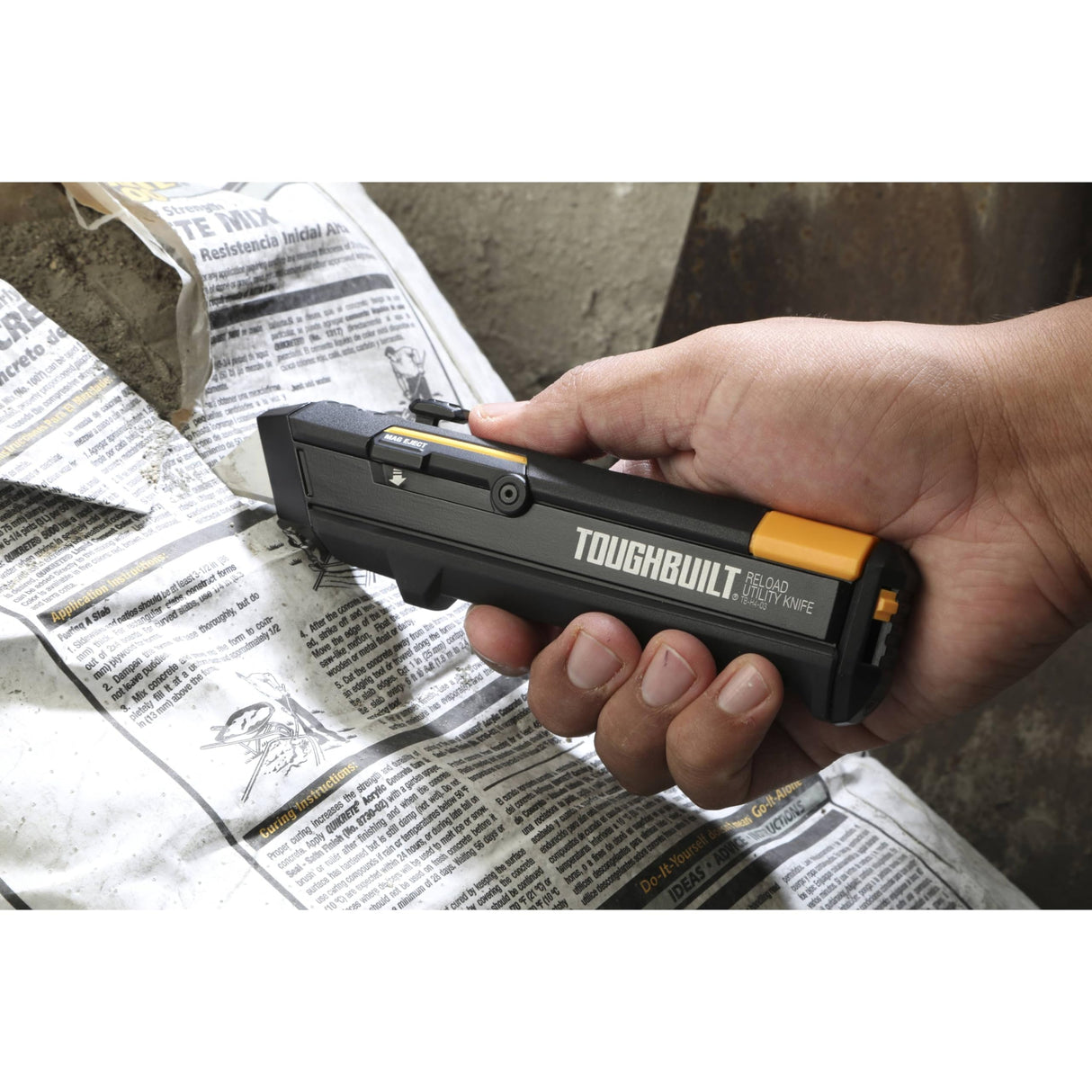 ToughBuilt Utility Knife + 2 Blade Mags, (TB-H4S2-03) ToughBuilt