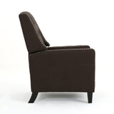 Christopher Knight Home Izidro Traditional Fabric Recliner, Coffee / Dark Brown Christopher Knight Home