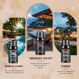 Hotel Diffuser Oils Gift Set - 6x10ML Luxury Hotel Scent Essential Oils Set for Diffuser, Candle Making - Premium Fragrance Oil, My Way, Ember, Dream On, Serene Coast, Midnight Velvet, Golden Bloom Hanolly