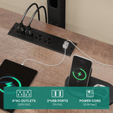 YITAHOME Farmhouse TV Stand with Mount for 32-70 Inch TVs, Entertainment Center with Power Outlets, Media Console Cabinet with Tempered Glass Doors for Living Room, Washed Grey & White YITAHOME