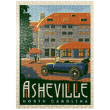 MyPuzzle Asheville: North Carolina, Vintage Poster - Premium 500 Piece Jigsaw Puzzle for Adults MyPuzzle.com