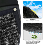 SUNNY GUARD 70% Shade Cloth, 20x20ft Mesh Tarp with Grommets, Shade Tarp for Garden, Plant, Canopy, Patio, Greenhouse, Pergola,Black SUNNY GUARD