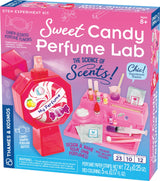 Thames & Kosmos Sweet Candy Perfume Lab STEM Kit | Design & Make Candy-Scented Perfumes! | Explore The Science of Scents | Includes Candy-Shaped Perfume Bottle with Atomizer and 6 Sweet Fragrances Thames & Kosmos