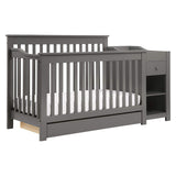 DaVinci Piedmont 4-in-1 Convertible Crib and Changer Combo in Slate DaVinci