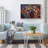 Dog Jigsaw Puzzle for Adults, Funny Puppy Jigsaw Puzzles 1000 Piece, Colorful Animal Puzzles Fun Cool Silly Puzzle BBOLDIN