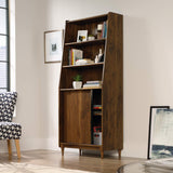 Sauder Harvey Park Wide Bookcase/ Book shelf, Grand Walnut finish Sauder