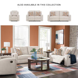 Signature Design by Ashley Danum Modern Tufted Manual Reclining Sofa with 2 Accent Pillows, Beige Signature Design by Ashley