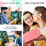 igoodom Paint by Numbers Kit for Adults – Gnome Adult Paint-by-Number on Canvas, DIY Acrylic Painting Set for Home Decor, 16x16in igoodom