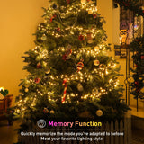 Quntis LED Christmas Cluster Lights, 760 LEDs 25FT Outdoor Waterproof Black Wire Christmas Firecrackers String Lights, 8 Modes Warm White Twinkle Fairy Lights Decor for Indoor Xmas Tree Wedding Party Quntis