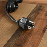 Vinsetto Farmhouse Wood Coffee Table with 2 USB Ports and Outlets, LED Light, Anti-Slip Foot Pads, Spliced Wood Grain, 31.5" L x 31.5" W x 16.5" H, White Vinsetto