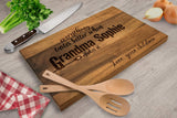 Robest's Gift Personalized Gifts For Grandma Kitchen For Mother Day - Custom Cutting Boards Wood Engraved, Wood Boards For Food, Personalized Charcuterie Board, Handmade Cutting Boards, Custom Kitchen Generic