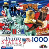RoseArt - USA - Home of The Free - 1000 Piece Jigsaw Puzzle for Adults RoseArt