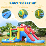 18FT Commercial Bounce House for Kids 5-12 Large,100% PVC Inflatable Bounce House for Adults, Double Slides, Ball Pit, Kids Large Bounce House, Outdoor Indoor Big Adult Bounce House w/Blower 18x15x9FT Relunch
