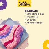 Wilton Decorator Preferred Heart Shaped Cake Pan, 8-In. Baking Pan for Lovely Cakes, Aluminum Wilton