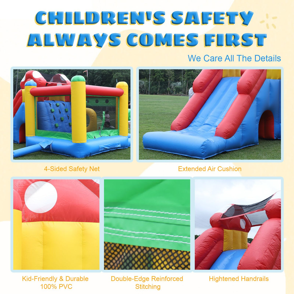 18FT Commercial Bounce House for Kids 5-12 Large,100% PVC Inflatable Bounce House for Adults, Double Slides, Ball Pit, Kids Large Bounce House, Outdoor Indoor Big Adult Bounce House w/Blower 18x15x9FT Relunch
