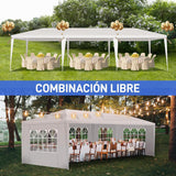10x30FT Outdoor Canopy Tent for Wedding, Party Event Tent with 5 Removable Sidewalls Heavy-Duty Waterproof Large Gazebo for Birthday Parties, BBQs & Events (1030 FT 5 Sides) Lymvayance