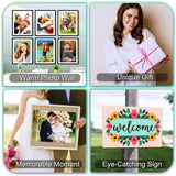 10 Pcs 6''x8'' Aluminum Sublimation Metal Photo Blanks, Metal Sublimation Blank Sign 0.45mm Thick Photo Sign Blank HYHOSHI