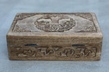 DharmaObjects Hand Carved Jewelry Trinket Keepsake Wooden Storage Box (Celtic Tree Of Life, Large) DharmaObjects