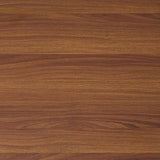 LumFurn Rectangle Coffee Table, Mid-Century Modern Design, L41 W21 x H17, for Living Room, 2-Tier Structure, Amber Glass Top and Walnut MDF Shelf, Sleek Conical Metal Legs with Gold Finish LumFurn