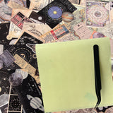 TIYPKE 200pcs Aesthetic Stickers - Vintage Scrapbook Stickers for Journaling, Bullet Journals, Scrapbooking, Space & Moon Themes SIGUJAYGE