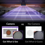 WeCreat MakeIt Laser Engraver and Cutter, 20W(20,000mW) 4-in-1 Desktop Diode Laser Engraver Machine with Smart Camera, Rotary, Auto-Lifting Enclosure, Air Assist and Laser Bed for Wood Acrylic Metal WeCreat MakeIt