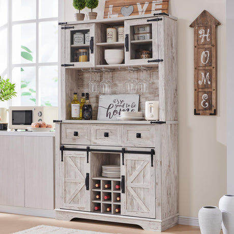 OKD Farmhouse Buffet with Hutch, OKD