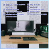 18 Pack Black Acoustic Panels 12"X12"X 0.4"Sound Absorbing Panel Wall Decoration Soundproof Wall Panels High-Density Sound Deadening Panels Acoustic Treatment Panel For Home Studio Dmsky