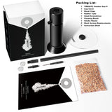 TMKEFFC Smoking Gun Portable Smoker Infuser, Handheld Cocktail Smoke Food Smoker for Meat, Sous Vide, Drinks, Cheese, Cup Cover and Wood Chips Included, Black TMKEFFC