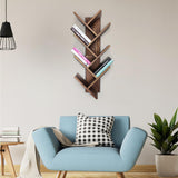 FreshDecor Tree Bookshelf 7-Tier | Wall Bookshelf | Book Organizer | Solid Wood Bookshelf for Kids | Floating Bookshelf Organizer FreshDecor