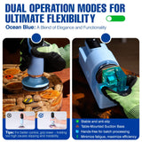 LET'S RESIN 4-in-1 Electric Resin Sanders and Polisher, 2000mAh*2 Large Battery Capacity, Powerful 3-Speed, LCD Display, Compact and Lightweight for Resin Grinding, Glass, Metal, Jade,etc LET'S RESIN