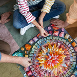 Crystal Mandala-Puzzles for Adults 1000 Pieces, Stunning Shining Colorful Crystal Mandala Puzzle, Impossible Puzzle Color Challenge Puzzle Bgraamiens