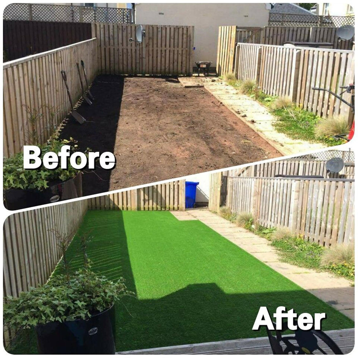 PrimeZone 27 Packs Interlocking Artificial Grass Tiles - 12"x12" Turf Outdoor Indoor Fake Grass Deck Flooring Set for Patio, Balcony, Backyard PrimeZone