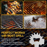 BBQ Grill Scraper, Stocking Stuffers for Men, Bristlefree Safe BBQ Scraper Fits Any Grilling Grate or Smoker Cleaning Tool and Kitchen Gadgets,Ideal Gifts for Christmas Men Dad Husband Fathers Day… XYK